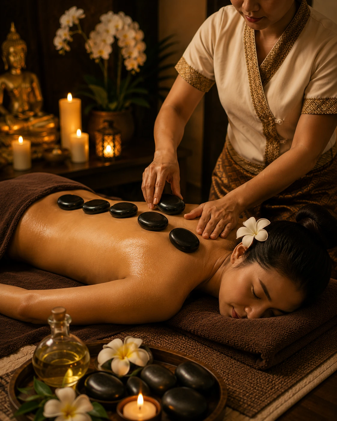 Hot-Stone-Massage in Simbach am Inn